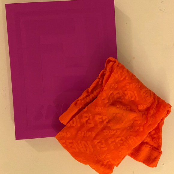 Fendi Skims Tights Georgia Orange - Picture 3 of 3